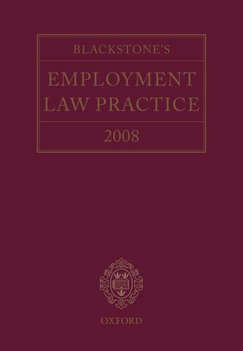 Blackstone's Employment Law Practice 2008 (9780199535101) by Brown, Damian; Korn, Anthony; Taylor, Catherine; Palca, Julia; Mansfield, Gavin