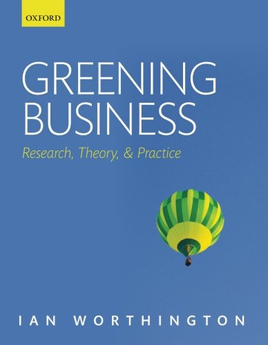Beispielbild fr Greening Business: Research, Theory, And Practice zum Verkauf von AwesomeBooks
