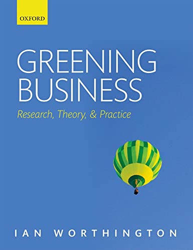 9780199535224: Greening Business: Research, Theory, And Practice