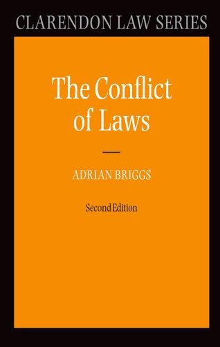 9780199539666: The Conflict Of Laws