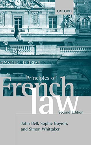 Imagen de archivo de Principles of French Law a la venta por Lucky's Textbooks