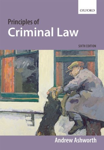 9780199541973: Principles of Criminal Law