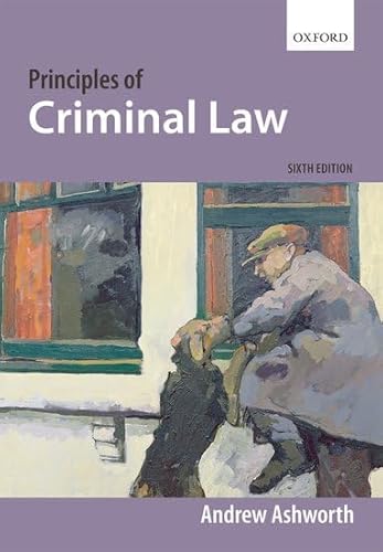 9780199541973: Principles of Criminal Law