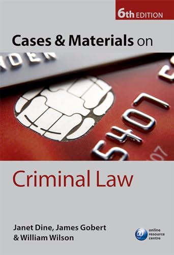 9780199541980: Cases and Materials on Criminal Law