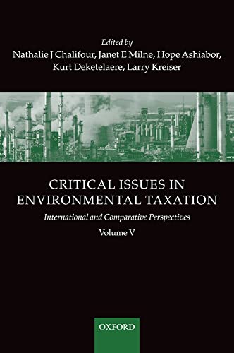 Beispielbild fr Critical Issues in Environmental TaxaChalifour, Nathalie; Milne, Jane zum Verkauf von Iridium_Books