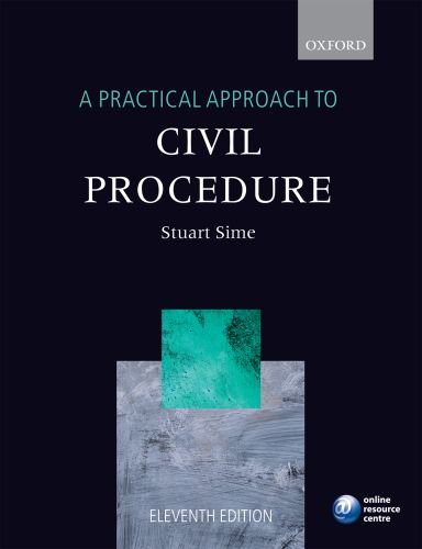 9780199542536: A Practical Approach to Civil Procedure