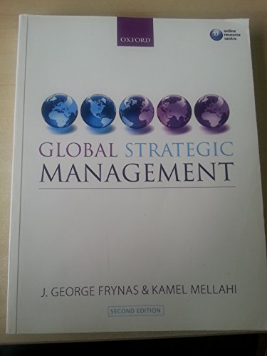 9780199543939: Global Strategic Management