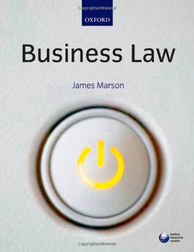 9780199544455: Business Law