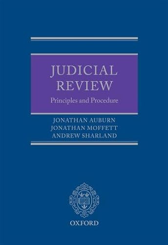 9780199545094: Judicial Review: Principles and Procedure