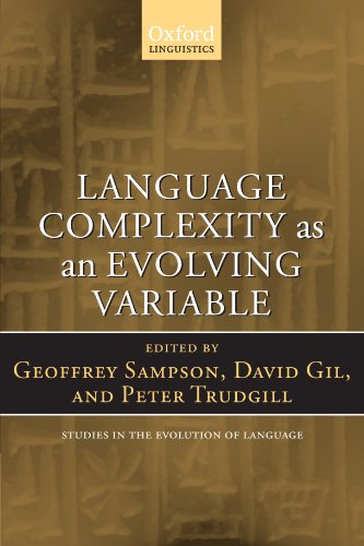9780199545223: Language Complexity as an Evolving Variable (Studies in the Evolution of Language): 13