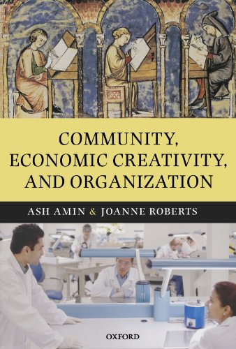 Beispielbild fr Community, Economic Creativity, And Organization zum Verkauf von WorldofBooks