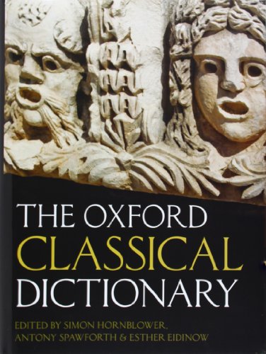 The Oxford Classical Dictionary (9780199545568) by Eidinow, Esther
