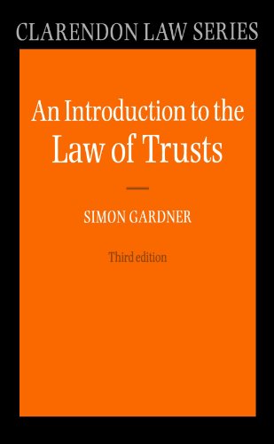 Beispielbild fr An Introduction To The Law Of Trusts (Clarendon Law) (Clarendon Law Series) zum Verkauf von Cambridge Rare Books