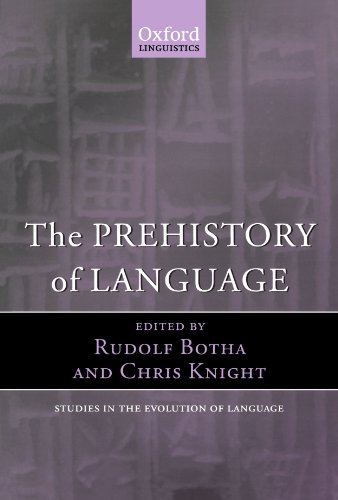 9780199545889: The Prehistory of Language (Oxford Studies in the Evolution of Language)