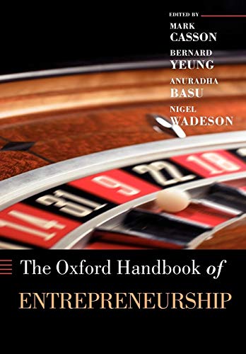 Stock image for The Oxford Handbook of Entrepreneurship (Oxford Handbooks) for sale by Housing Works Online Bookstore