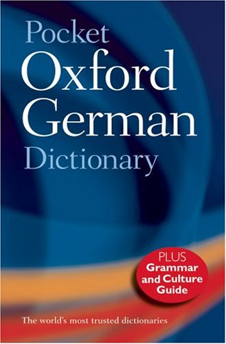 Pocket Oxford German Dictionary - Oxford Dictionaries