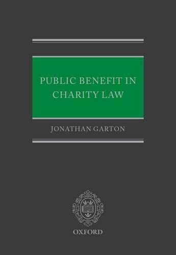 9780199550265: Public Benefit in Charity Law