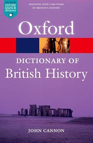 9780199550371: A Dictionary of British History (Oxford Quick Reference)