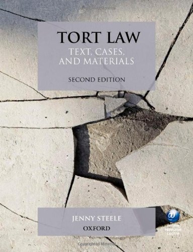 Beispielbild fr Tort Law: Text, Cases, and Materials zum Verkauf von WorldofBooks