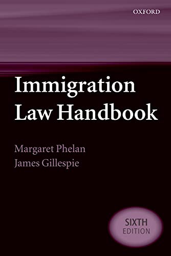 Imagen de archivo de Immigration Law Handbook a la venta por MusicMagpie