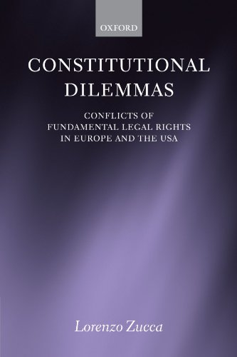 Imagen de archivo de Constitutional Dilemmas: Conflicts of Fundamental Legal Rights in Europe and the USA a la venta por Mr. Bookman
