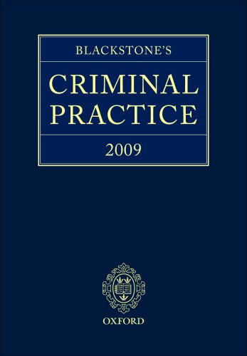 Blackstone's Criminal Practice 2009 pack - Book & CD-ROM (9780199553013) by Ormerod, David; Hooper, Anthony