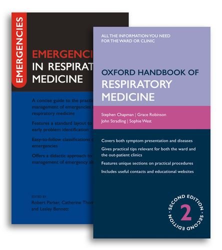 Oxford Handbook of Respiratory Medicine and Emergencies in Respiratory Medicine Pack (Oxford Handbooks Series) (9780199553365) by Chapman, Steven; Robinson, Grace; Stradling, John; West, Sophie