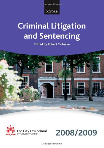 9780199553518: Criminal Litigation and Sentencing 2008-2009