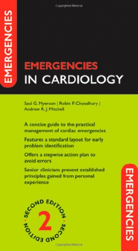 Stock image for Emergencies in Cardiology for sale by Better World Books Ltd