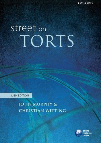 Beispielbild fr Street on Torts (Thirteenth Edition) zum Verkauf von Cambridge Rare Books