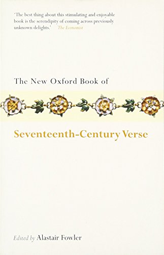 Beispielbild fr The New Oxford Book of Seventeenth Century Verse zum Verkauf von Blackwell's