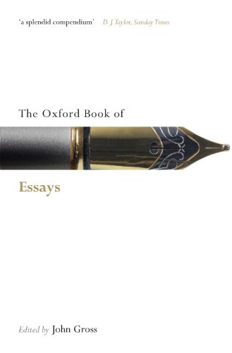 Stock image for The Oxford Book of Essays (Oxford Books of Prose & Verse) for sale by ThriftBooks-Atlanta