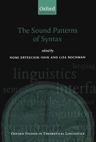 9780199556878: The Sound Patterns Of Syntax (Oxford Studies In Theoretical Linguistics)