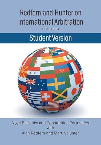 9780199557196: Redfern and Hunter on International Arbitration-Student Version