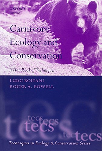 Beispielbild fr Carnivore Ecology and Conservation: A Handbook of Techniques zum Verkauf von Revaluation Books