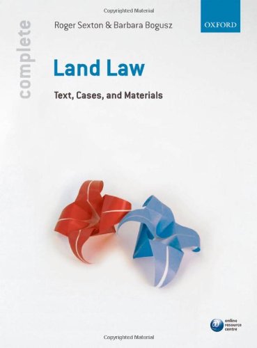 9780199558544: Complete Land Law: Text, Cases and Materials