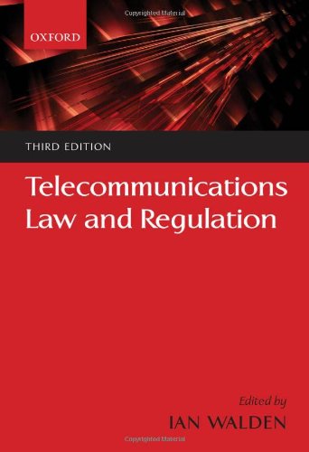 9780199559350: Telecommunications Law and Regulation