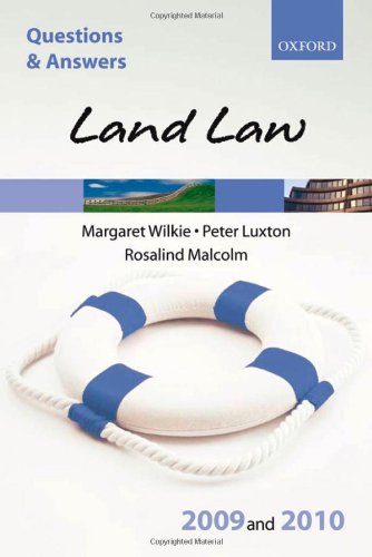Stock image for Q & A Land Law 2009 and 2010 (Blackstone's Law Questions and Answers) for sale by MusicMagpie