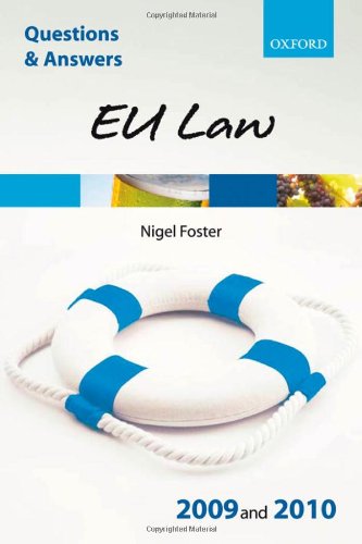 Imagen de archivo de Q&A: EU Law 2009 and 2010 a la venta por AwesomeBooks