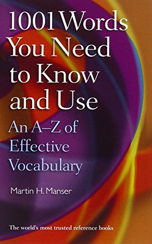 Beispielbild fr 1001 Words You Need to Know and Use : An A-Z of Effective Vocabulary zum Verkauf von Better World Books