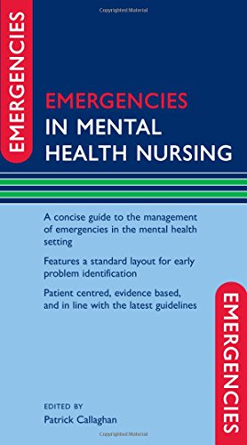 Beispielbild fr Emergencies in Mental Health Nursing zum Verkauf von Better World Books