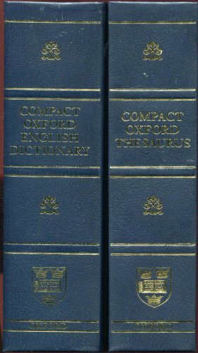 Imagen de archivo de Compact Oxford English Dictionary (Third Edition Revised) a la venta por HPB-Ruby