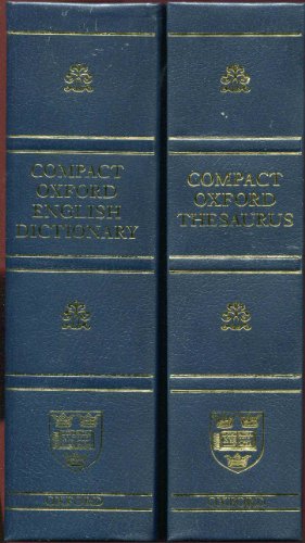 9780199561742: Compact Oxford English Dictionary (Third Edition Revised)