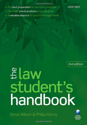 Imagen de archivo de The Law Student's Handbook a la venta por Goldstone Books