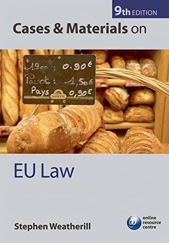 Beispielbild fr Cases and Materials on EU Law zum Verkauf von WorldofBooks