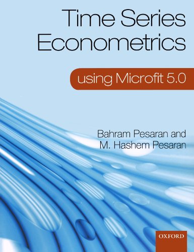 Imagen de archivo de Time Series Econometrics using Microfit 5.0: A User's Manual a la venta por HPB-Red