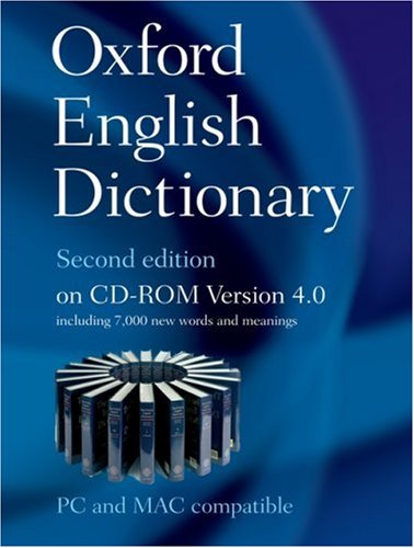 9780199563838: The Oxford English Dictionary Second Edition on CD-ROM Version 4.0: Windows/Mac Individual User Version