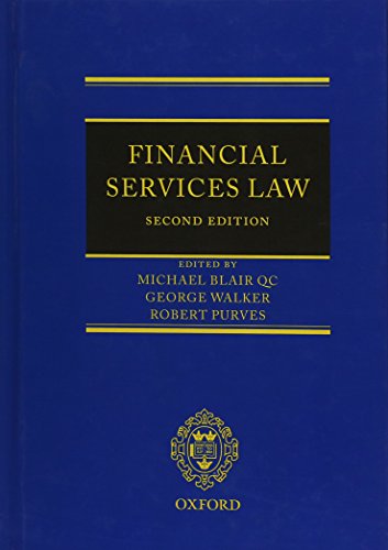 Beispielbild fr Financial Services Law zum Verkauf von Phatpocket Limited