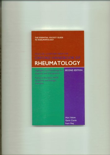 Beispielbild fr Selected Chapters from the Oxford Handbook of Rheumatology (Oxford Handbooks) zum Verkauf von WorldofBooks