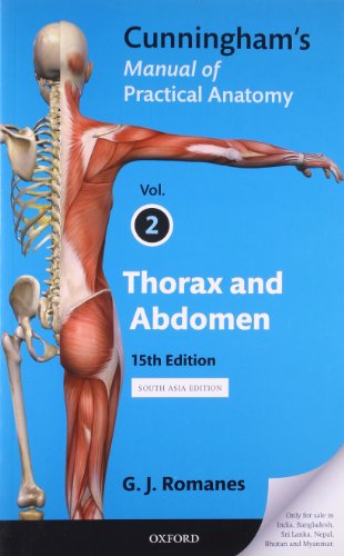 Stock image for Cunningham's Manual of Practical Anatomy (Fifteenth Edition) for sale by HPB-Red